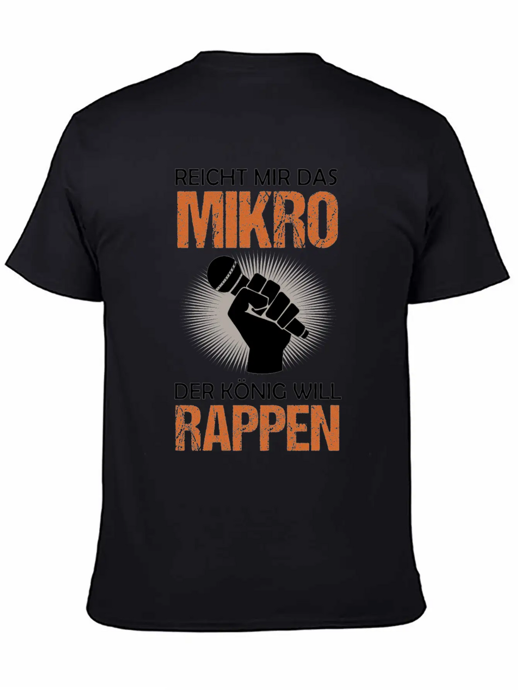 Old School Hip Hop Rapper Microphone Quote Gift Unisex Casual T-Shirt – Clean Design For Daily Comfort