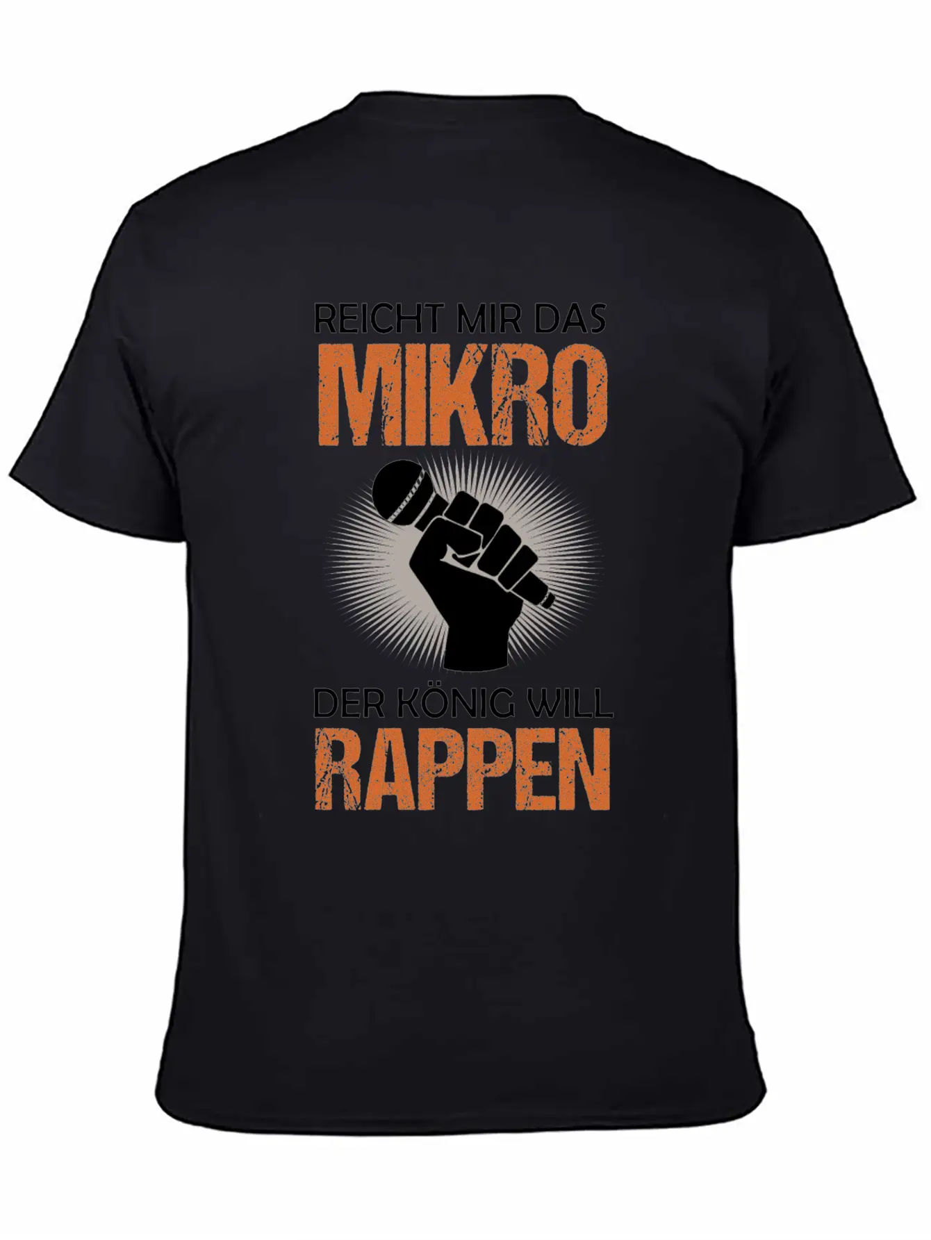Old School Hip Hop Rapper Microphone Quote Gift Unisex Casual T-Shirt – Clean Design For Daily Comfort