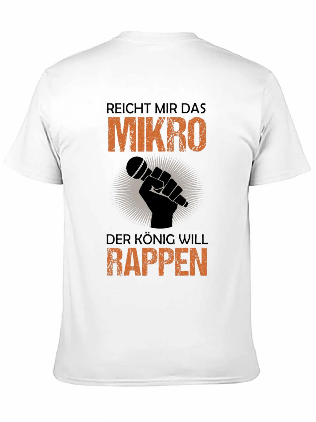 Old School Hip Hop Rapper Microphone Quote Gift Unisex Casual T-Shirt – Clean Design For Daily Comfort