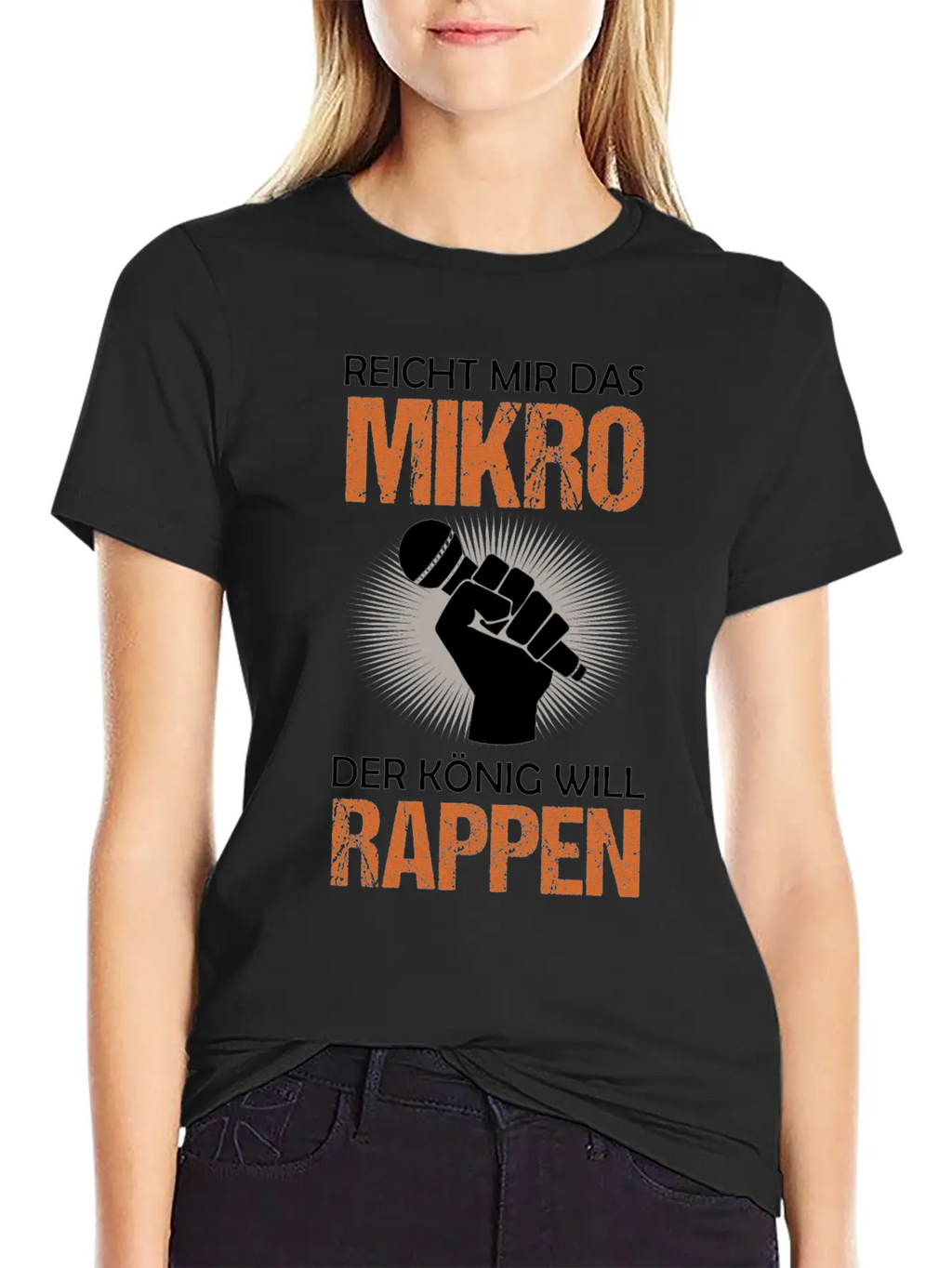 Old School Hip Hop Rapper Microphone Quote Gift Unisex Casual T-Shirt – Clean Design For Daily Comfort