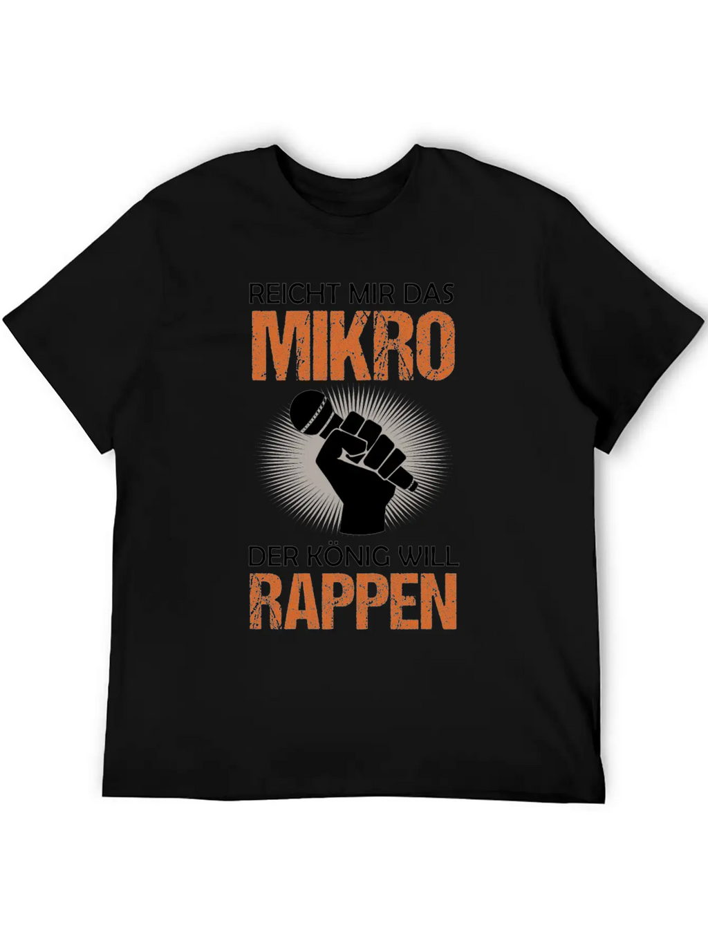 Old School Hip Hop Rapper Microphone Quote Gift Unisex Casual T-Shirt – Clean Design For Daily Comfort