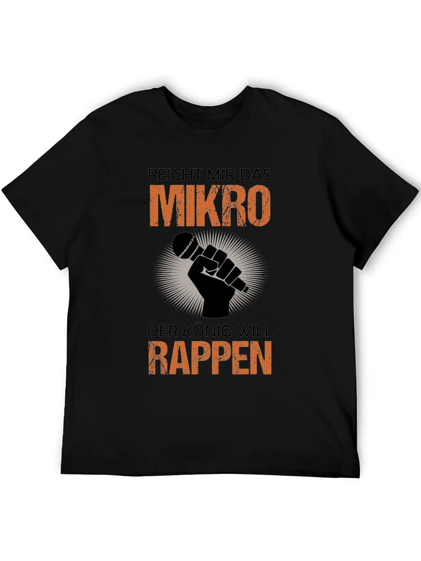 Old School Hip Hop Rapper Microphone Quote Gift Unisex Casual T-Shirt – Clean Design For Daily Comfort