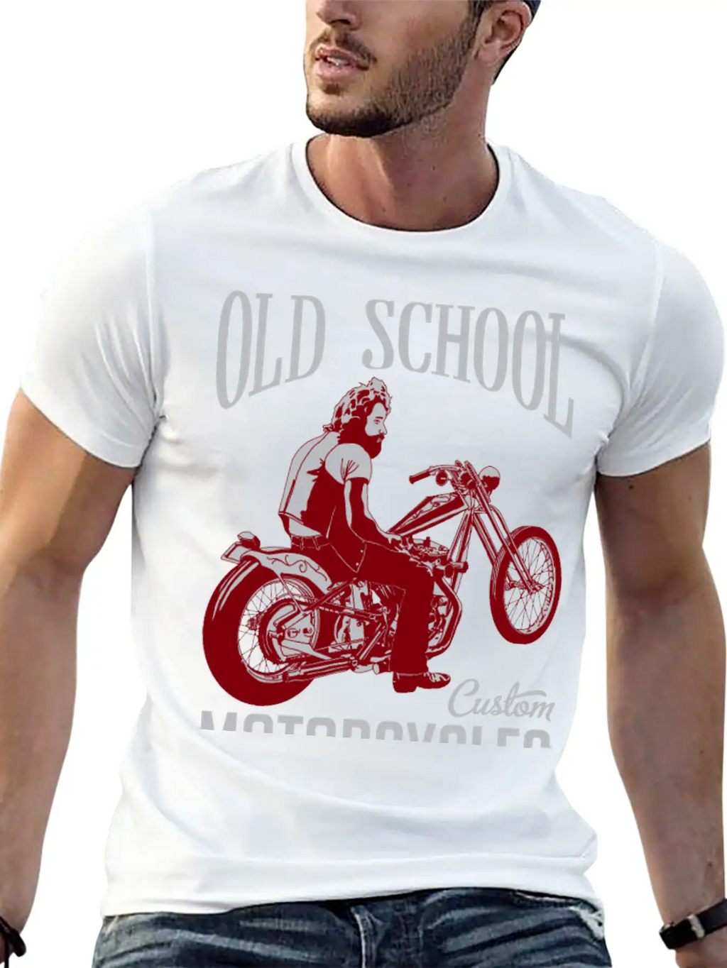 Old School Rider Chase Sunset Ride The Wind Vintag Stylish Everyday T-Shirt – Unisex Basic Cotton Tee
