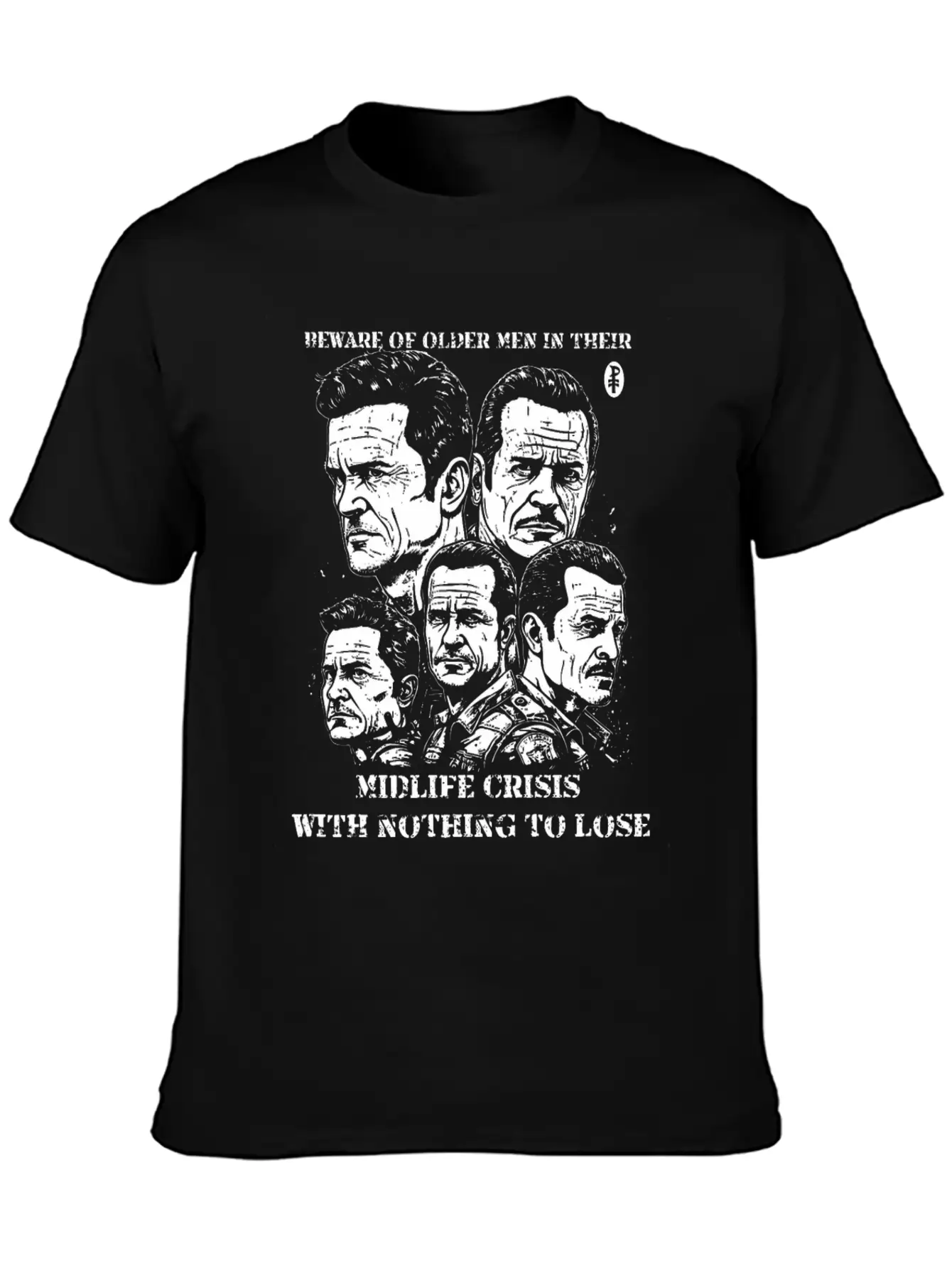Older Men And Midlife Crisis Classic Fit Graphic Tee For Daily Comfort – Unisex Cotton Shirt