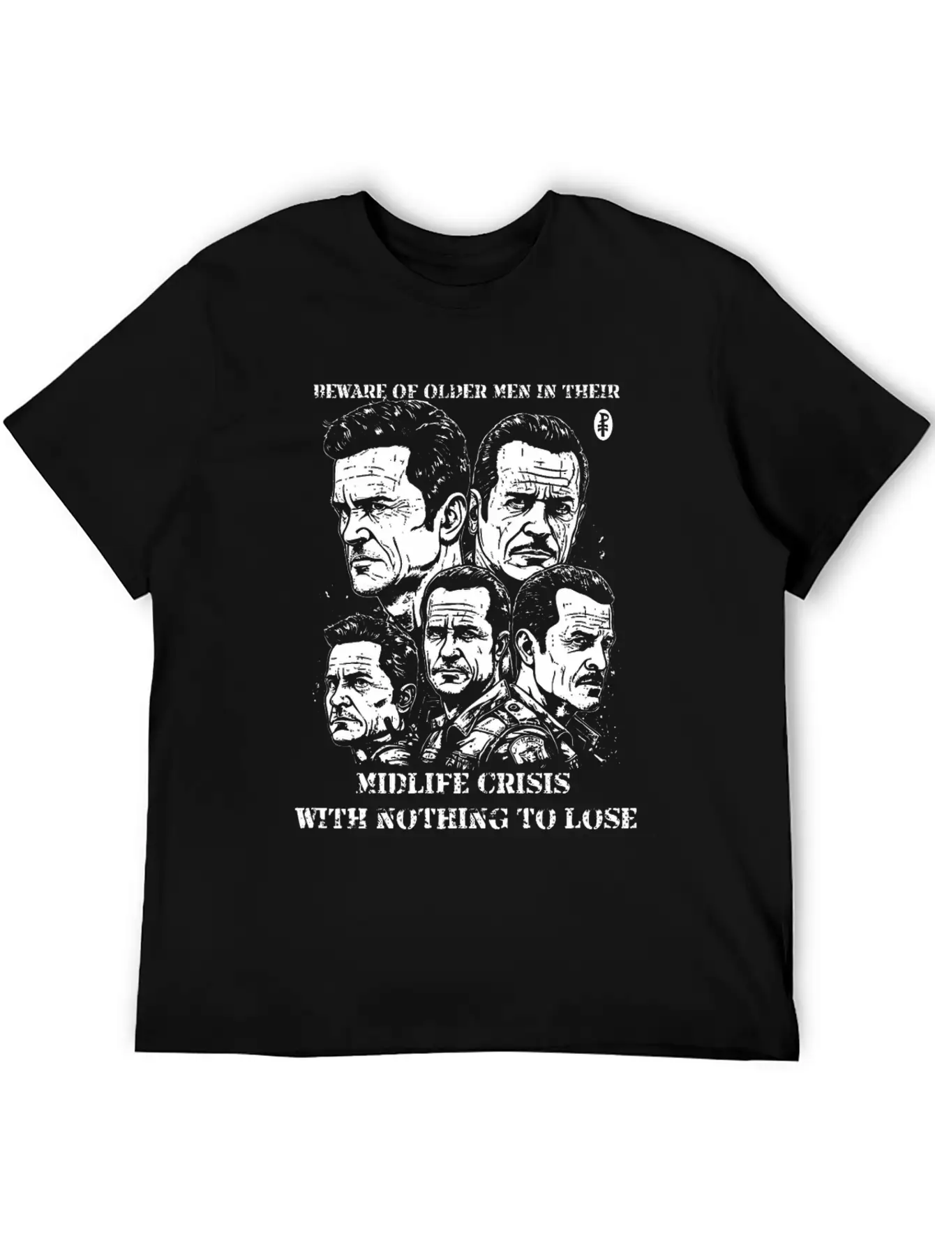 Older Men And Midlife Crisis Classic Fit Graphic Tee For Daily Comfort – Unisex Cotton Shirt
