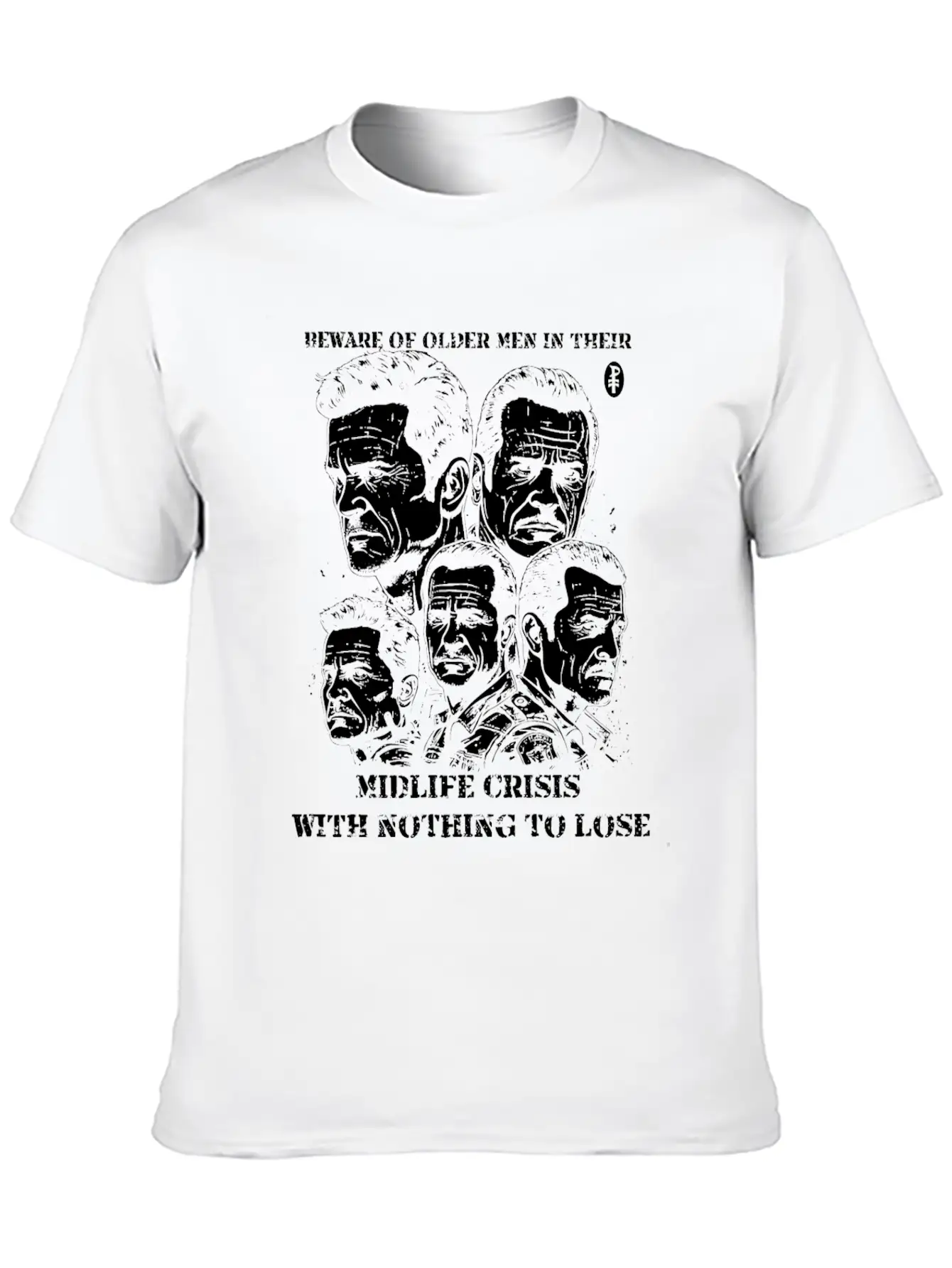 Older Men And Midlife Crisis Classic Fit Graphic Tee For Daily Comfort – Unisex Cotton Shirt