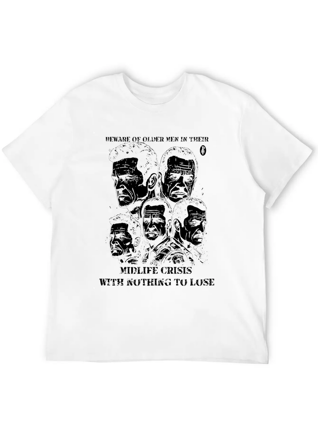 Older Men And Midlife Crisis Classic Fit Graphic Tee For Daily Comfort – Unisex Cotton Shirt