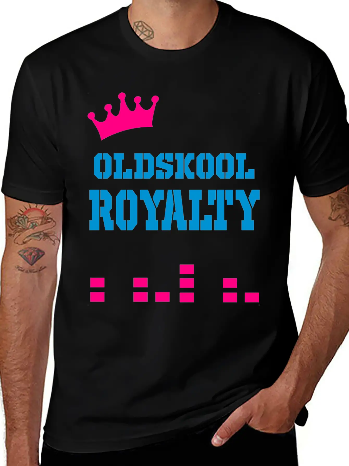 Oldskool Royality Classic Fit Graphic Tee For Daily Comfort – Unisex Cotton Shirt