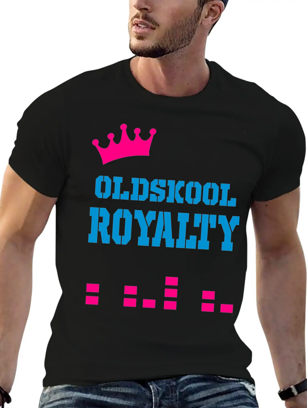 Oldskool Royality Classic Fit Graphic Tee For Daily Comfort – Unisex Cotton Shirt