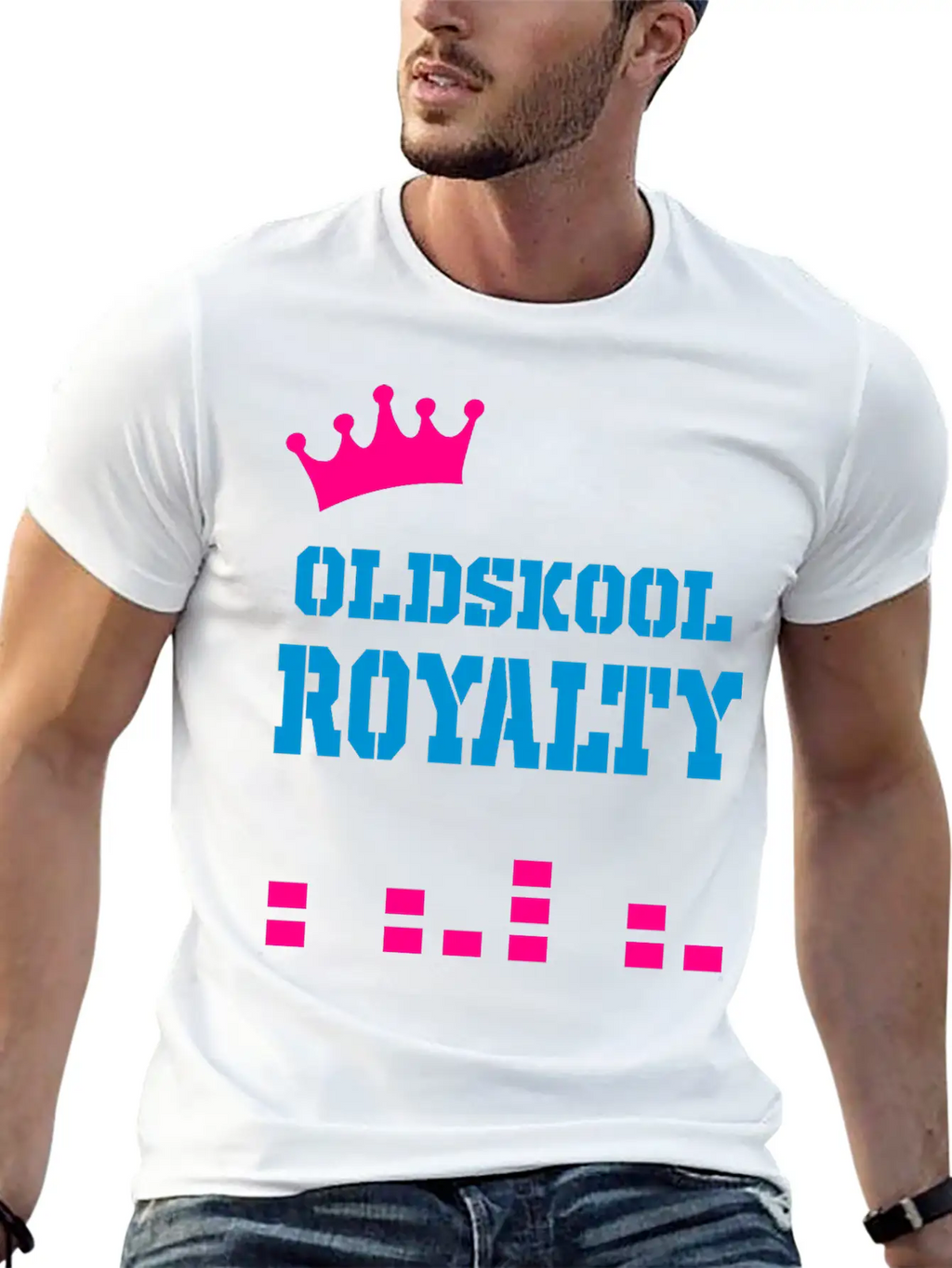 Oldskool Royality Classic Fit Graphic Tee For Daily Comfort – Unisex Cotton Shirt