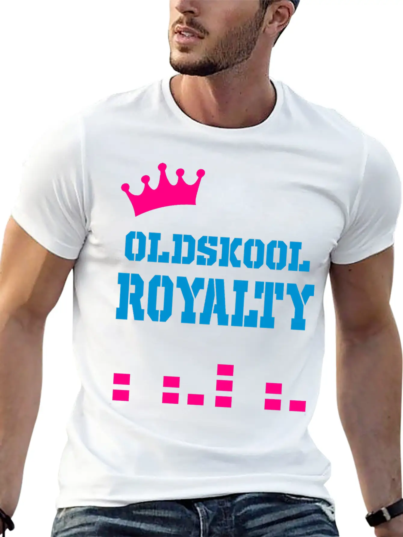Oldskool Royality Classic Fit Graphic Tee For Daily Comfort – Unisex Cotton Shirt