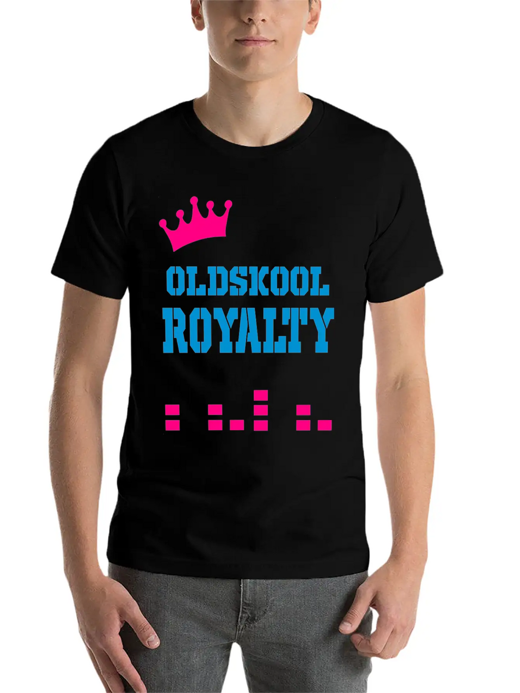 Oldskool Royality Classic Fit Graphic Tee For Daily Comfort – Unisex Cotton Shirt