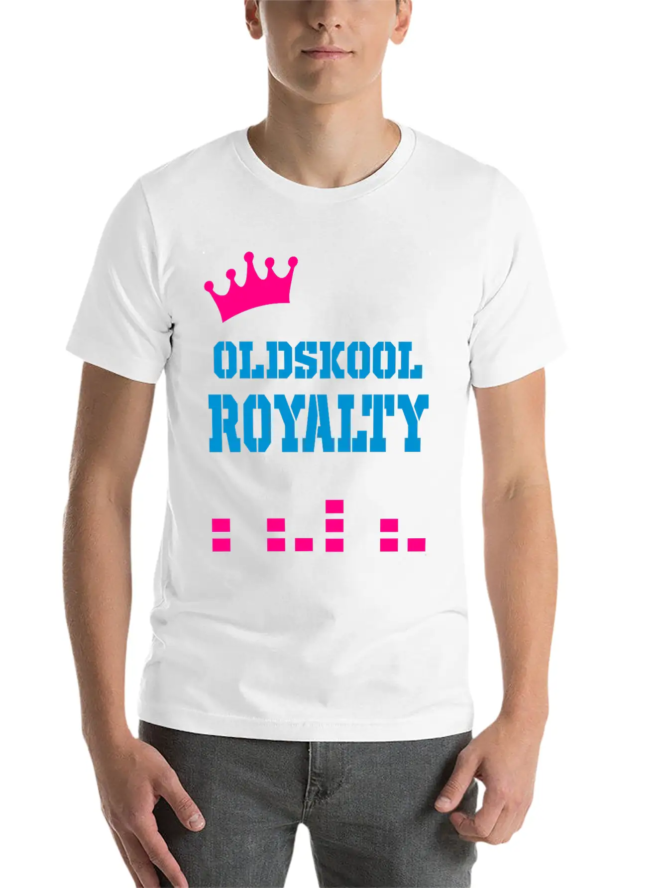 Oldskool Royality Classic Fit Graphic Tee For Daily Comfort – Unisex Cotton Shirt
