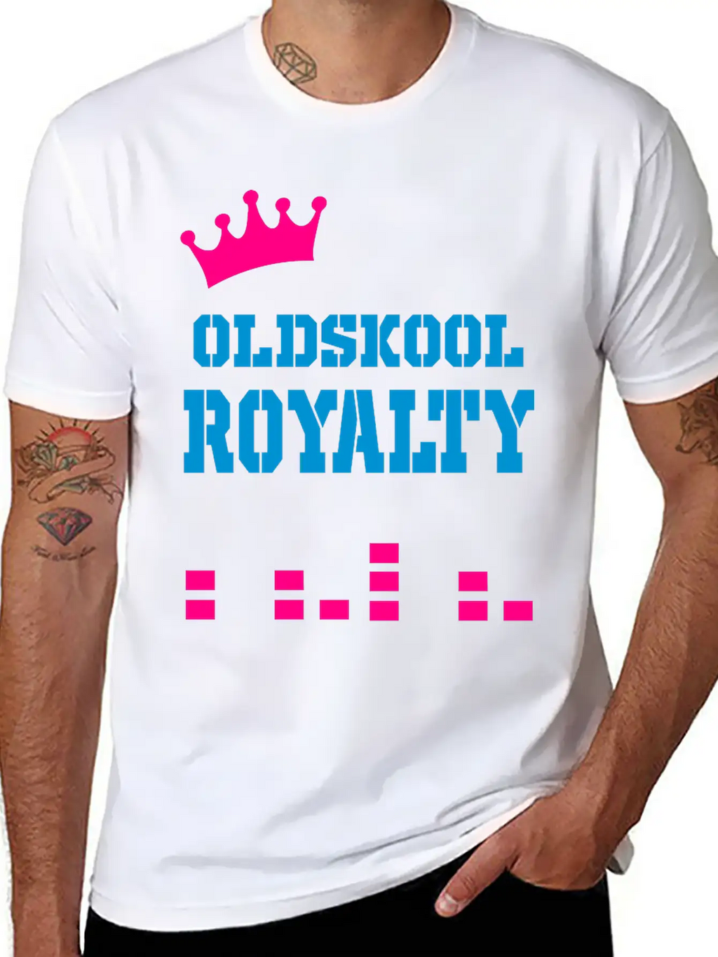 Oldskool Royality Classic Fit Graphic Tee For Daily Comfort – Unisex Cotton Shirt