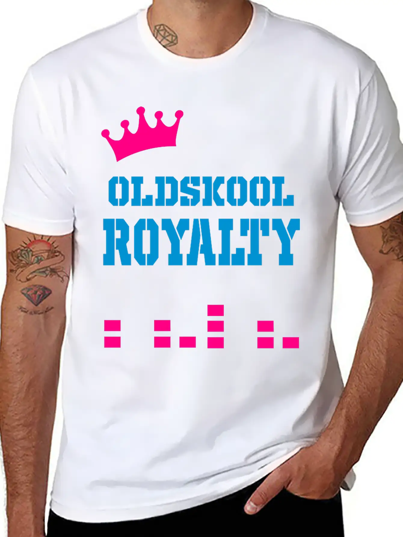 Oldskool Royality Classic Fit Graphic Tee For Daily Comfort – Unisex Cotton Shirt