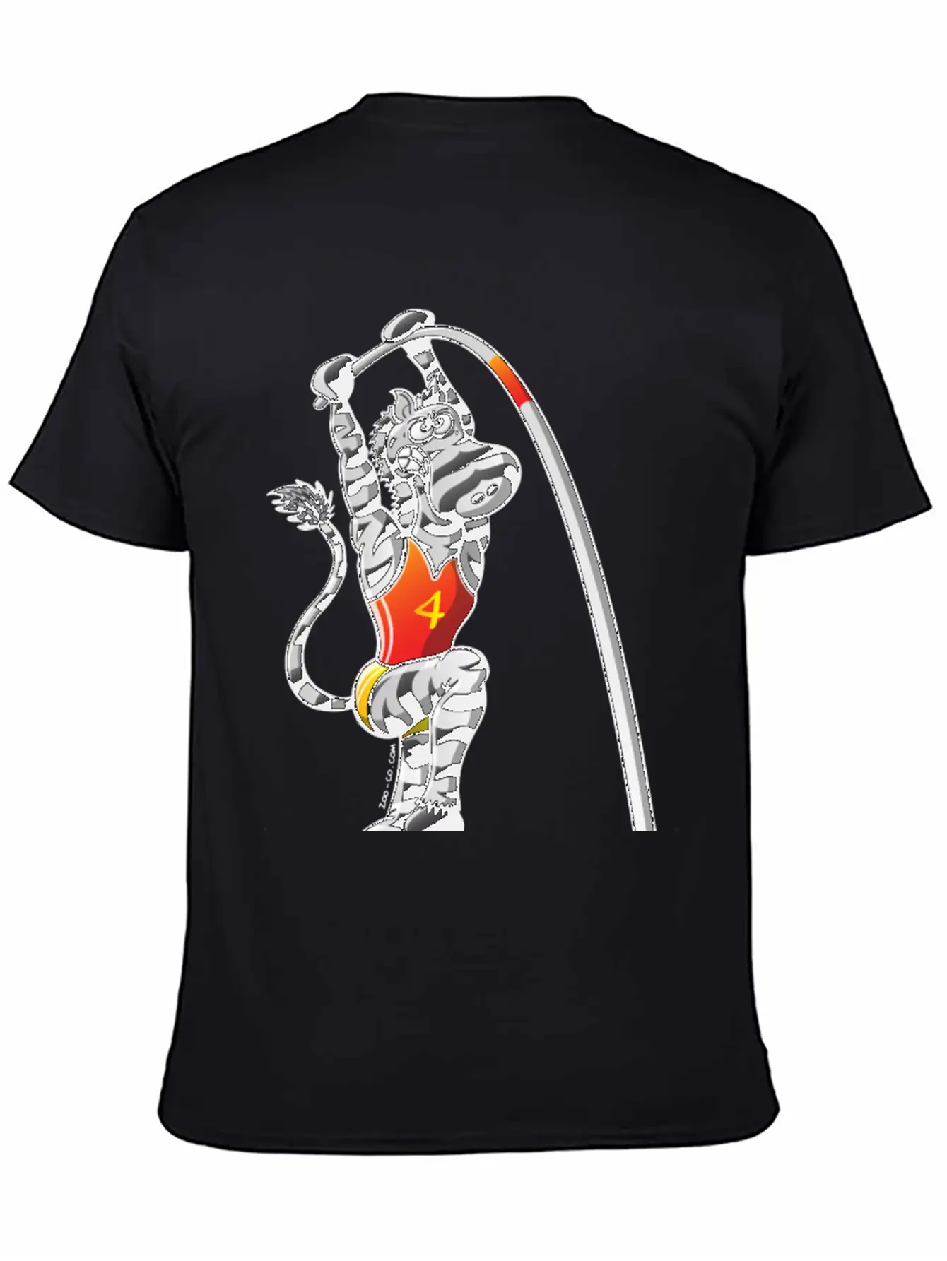 Olympic Pole Vault Zebra Essential Cotton Tee For Daily Outfits – Unisex Style