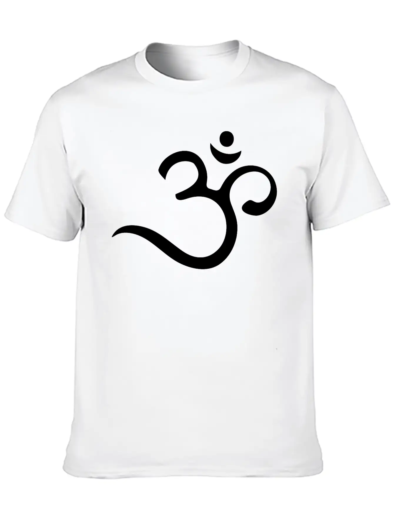 Om, Symbol, Buddhism, Mantra, Meditation, Yoga Unisex Short Sleeve Soft Cotton T-Shirt – Casual Everyday Wear