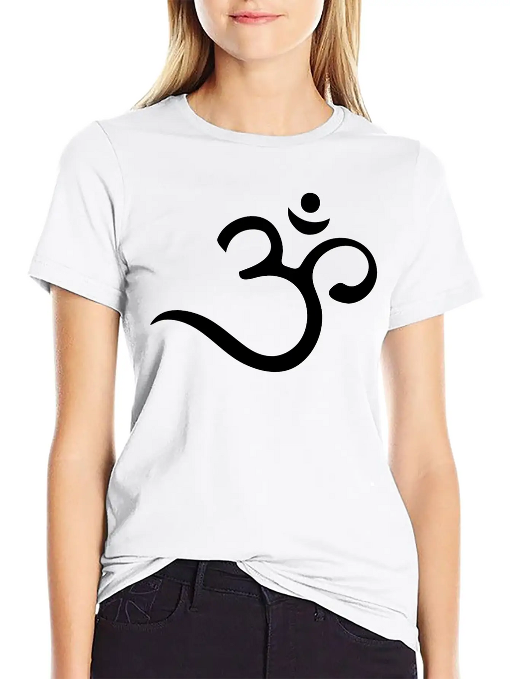 Om, Symbol, Buddhism, Mantra, Meditation, Yoga Unisex Short Sleeve Soft Cotton T-Shirt – Casual Everyday Wear