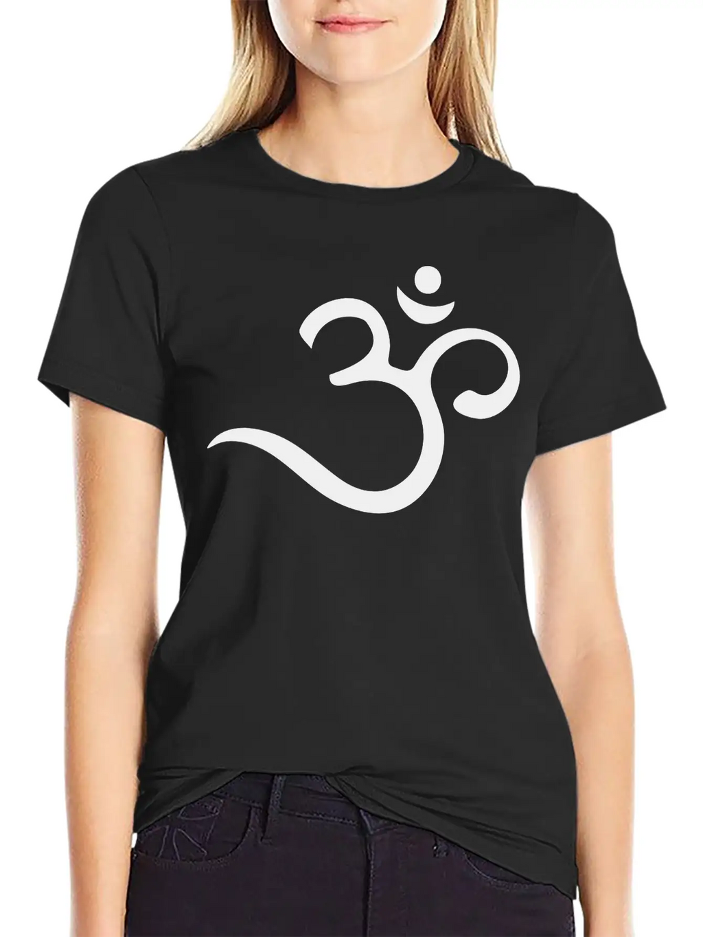 Om, Symbol, Buddhism, Mantra, Meditation, Yoga Unisex Short Sleeve Soft Cotton T-Shirt – Casual Everyday Wear