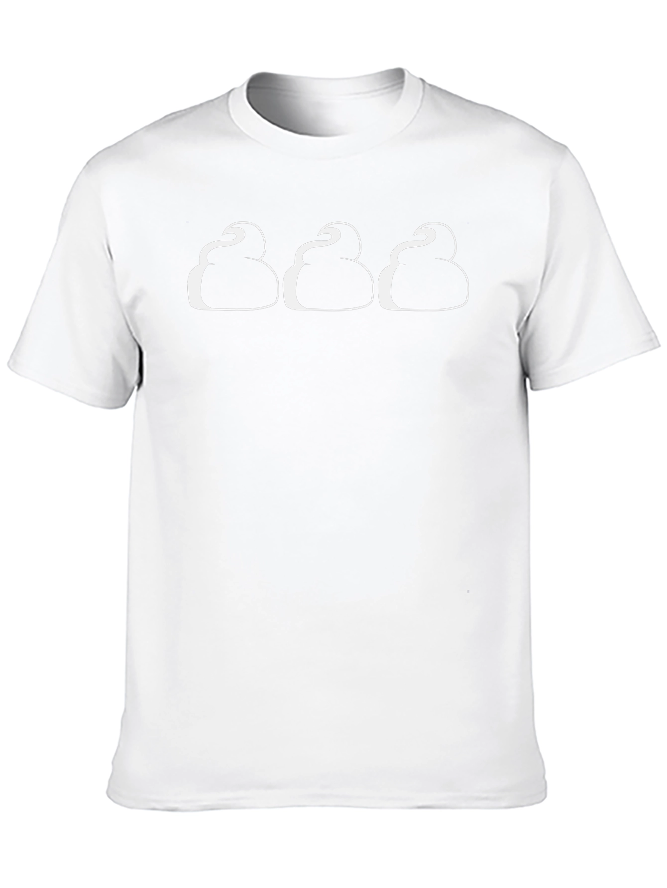 Mens Black T-Shirt with Novelty Graphic Print