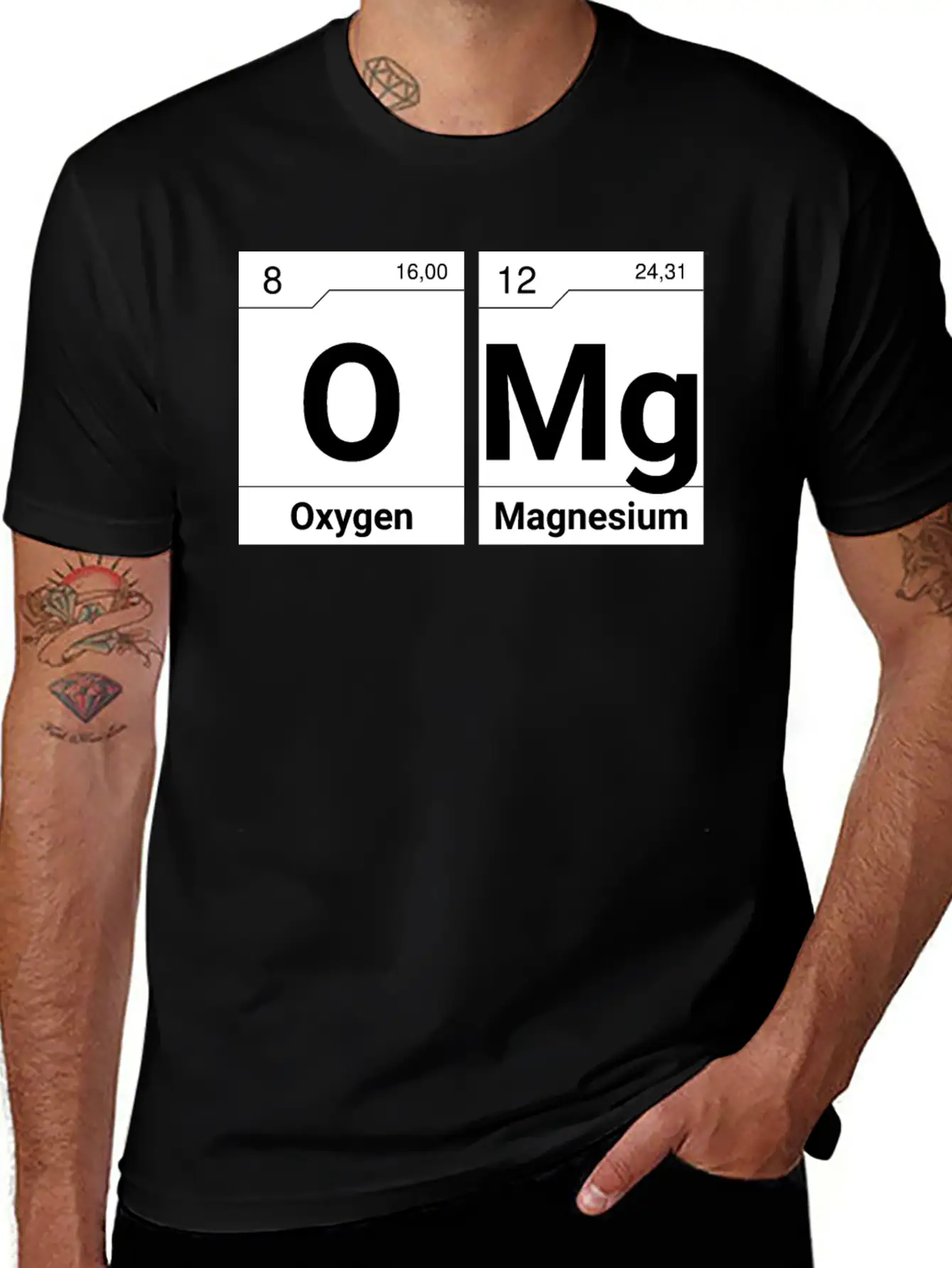 Omg Elements Of Surprise Periodic Table Stylish Everyday T-Shirt – Unisex Basic Cotton Tee