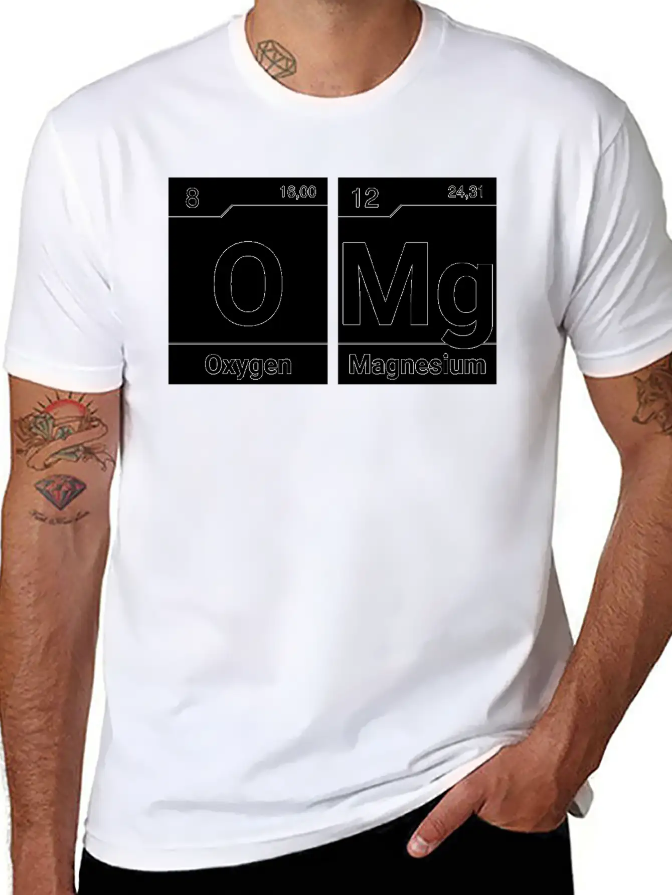 Omg Elements Of Surprise Periodic Table Stylish Everyday T-Shirt – Unisex Basic Cotton Tee