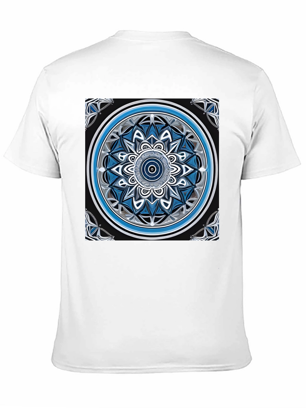 Mandala Art Graphic Black T-Shirt
