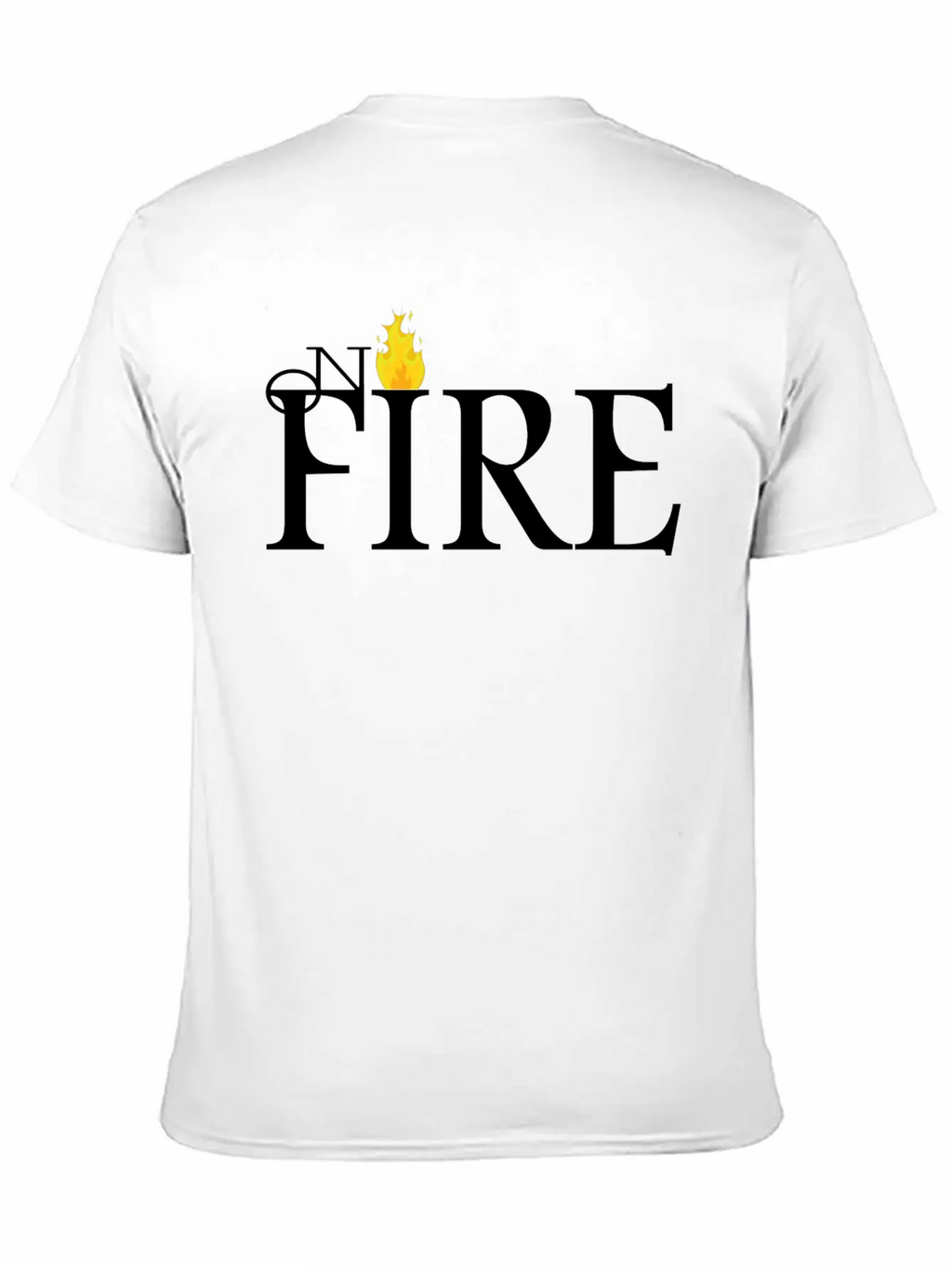 ON FIRE Unisex Casual T-Shirt – Clean Design For Daily Comfort