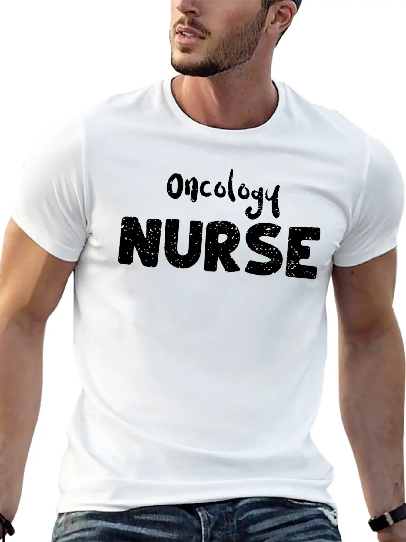 Oncology Nurse - Nurse Breathable Soft Cotton T-Shirt – Timeless Casual Look