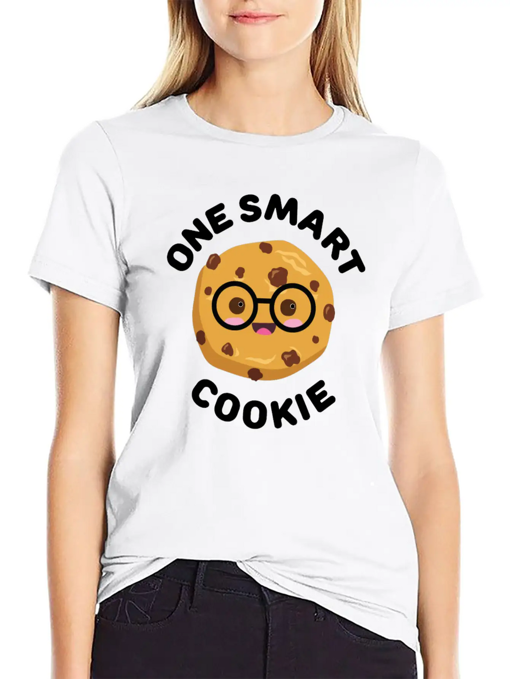 One Smart Cookie Cute Kawaii Style Breathable Soft Cotton T-Shirt – Timeless Casual Look