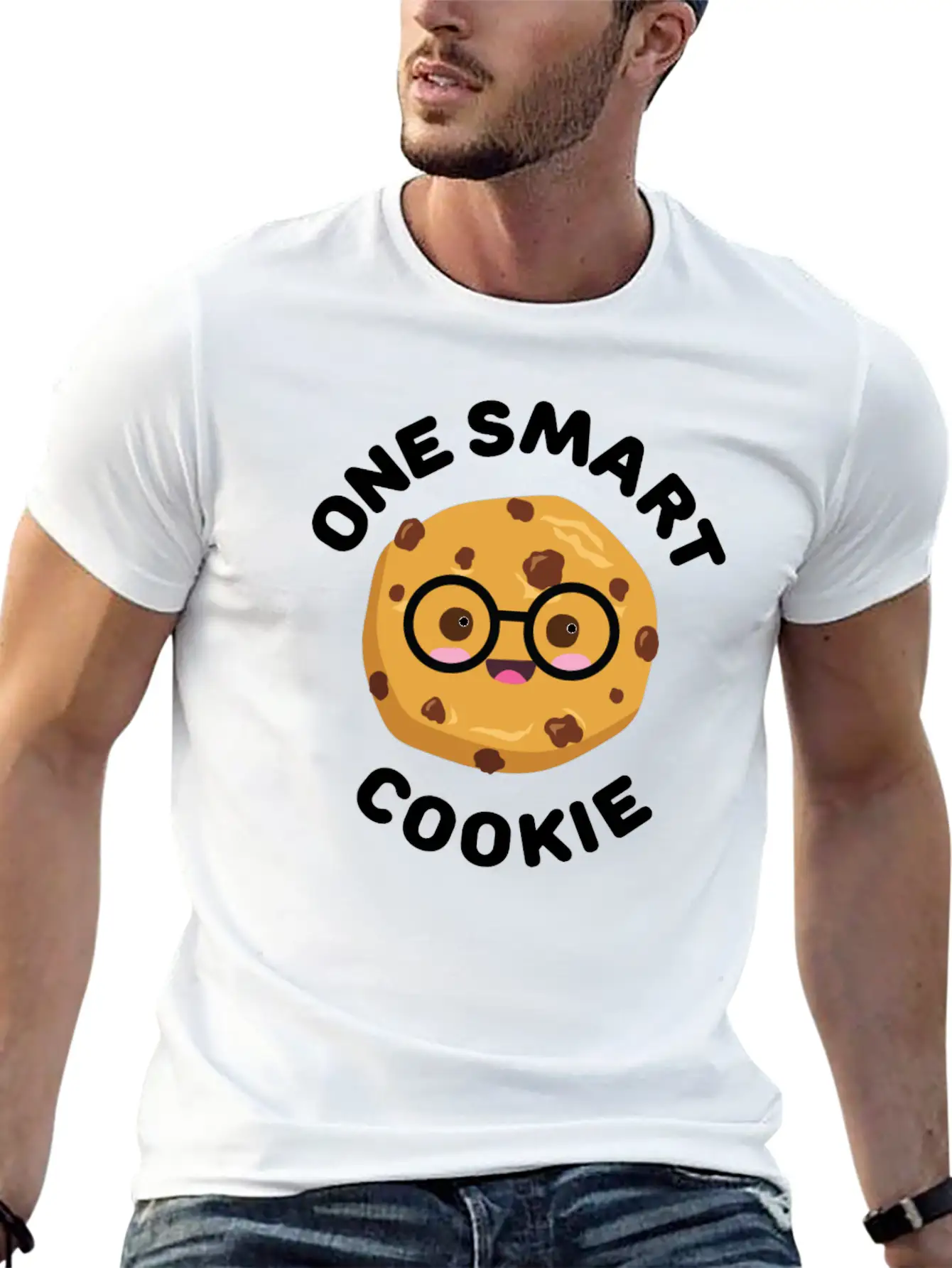 One Smart Cookie Cute Kawaii Style Breathable Soft Cotton T-Shirt – Timeless Casual Look