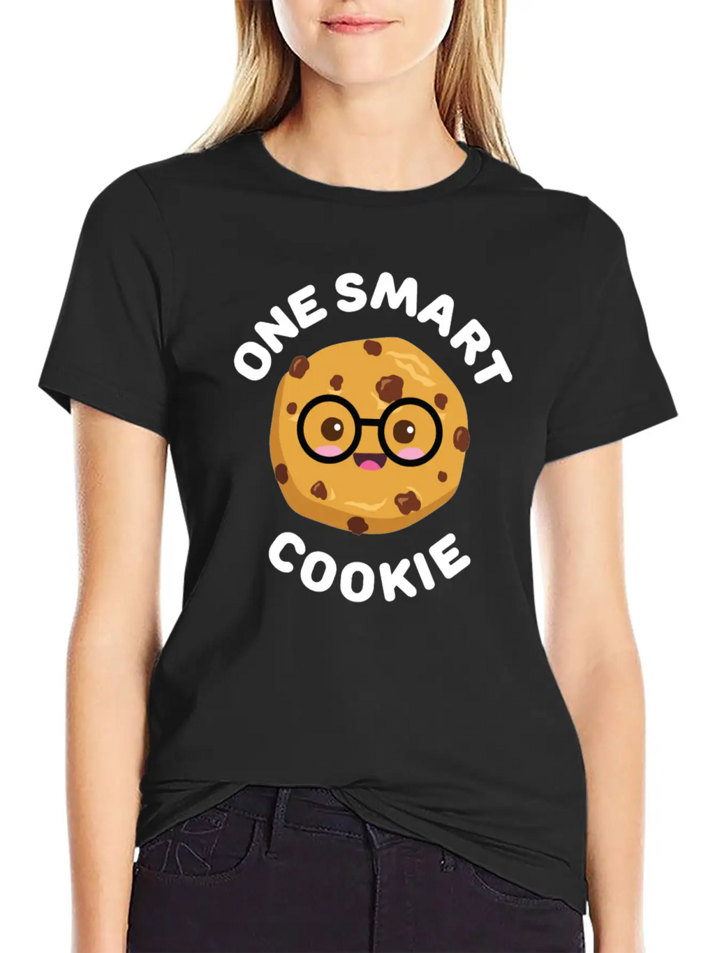One Smart Cookie Cute Kawaii Style Breathable Soft Cotton T-Shirt – Timeless Casual Look