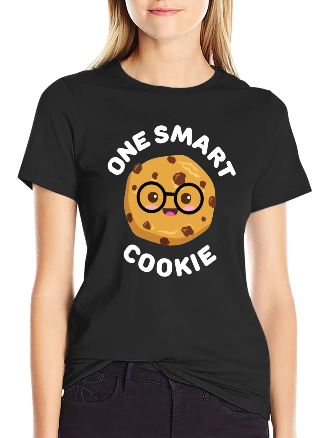 One Smart Cookie Cute Kawaii Style Breathable Soft Cotton T-Shirt – Timeless Casual Look