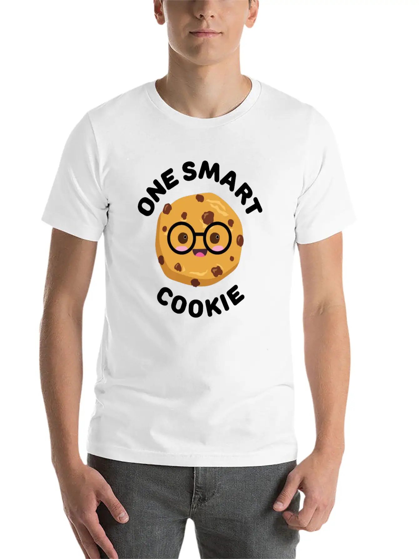 One Smart Cookie Cute Kawaii Style Breathable Soft Cotton T-Shirt – Timeless Casual Look