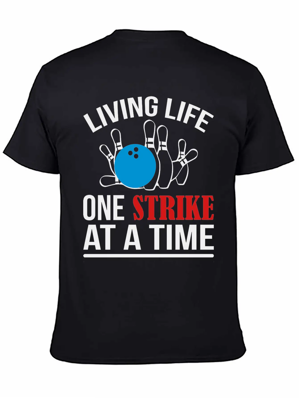 One Strike Bowling Essential Cotton Tee For Daily Outfits – Unisex Style