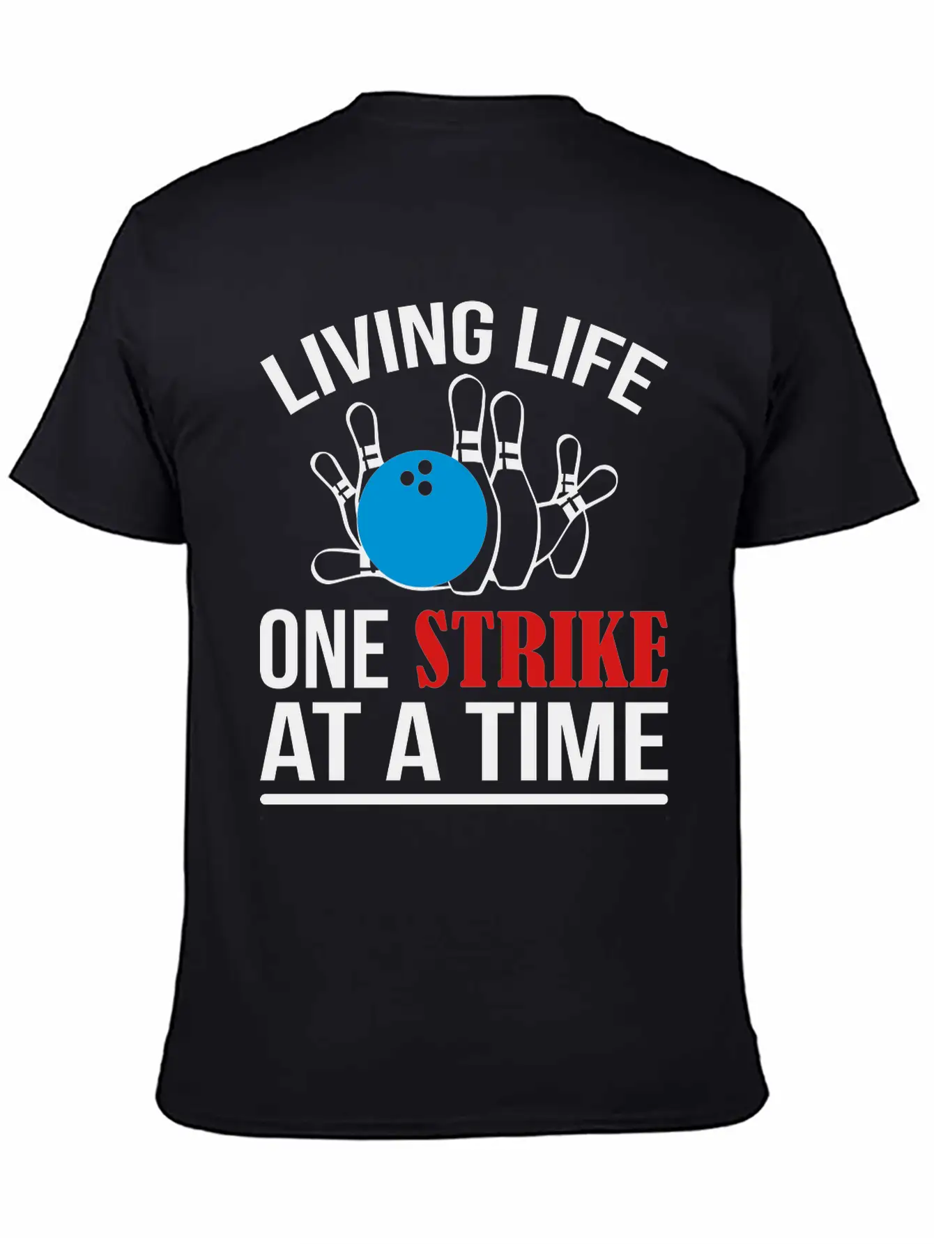 One Strike Bowling Essential Cotton Tee For Daily Outfits – Unisex Style