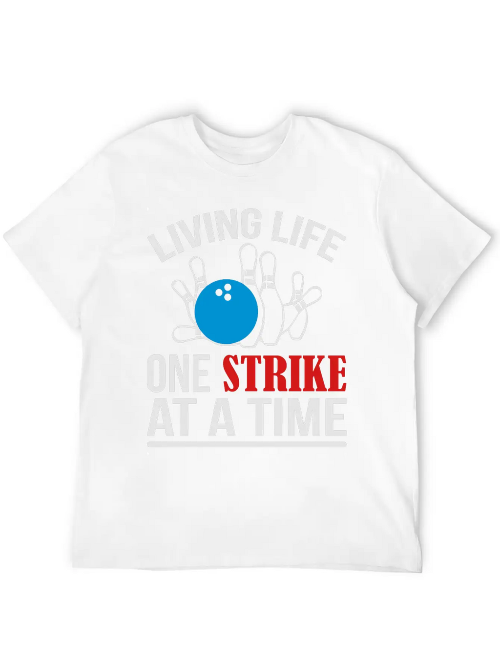 One Strike Bowling Essential Cotton Tee For Daily Outfits – Unisex Style