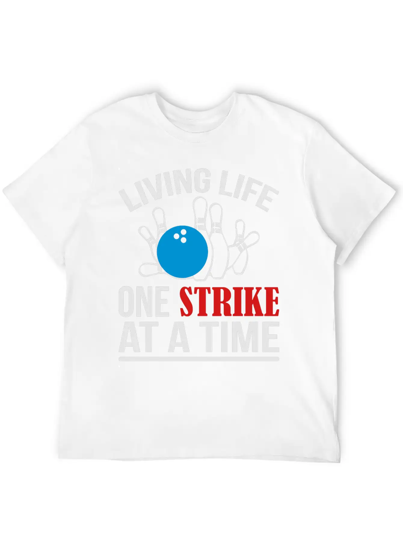 One Strike Bowling Essential Cotton Tee For Daily Outfits – Unisex Style