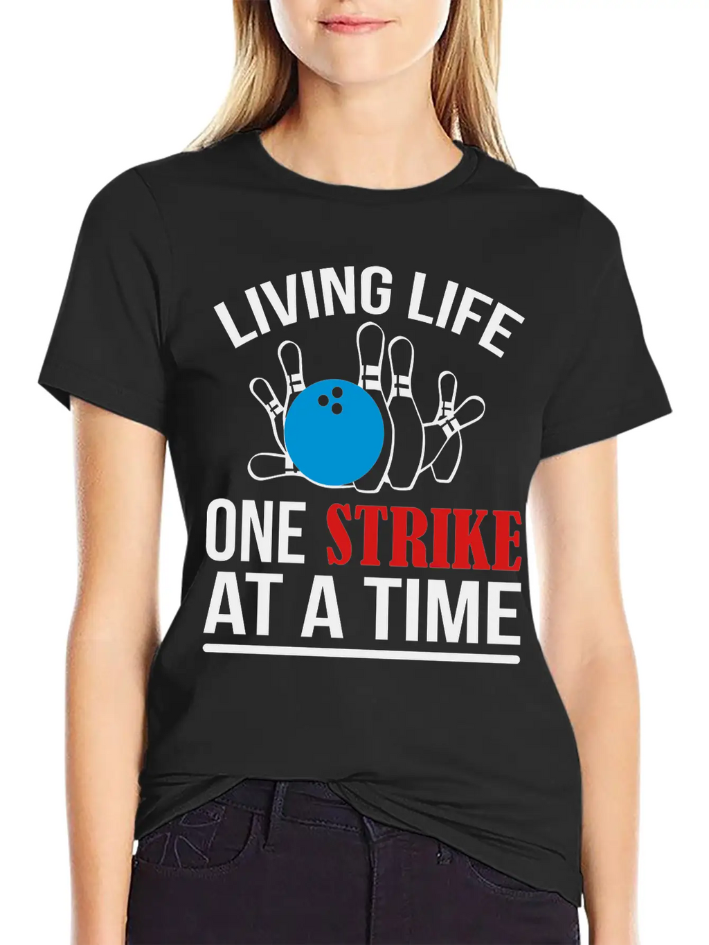 One Strike Bowling Essential Cotton Tee For Daily Outfits – Unisex Style