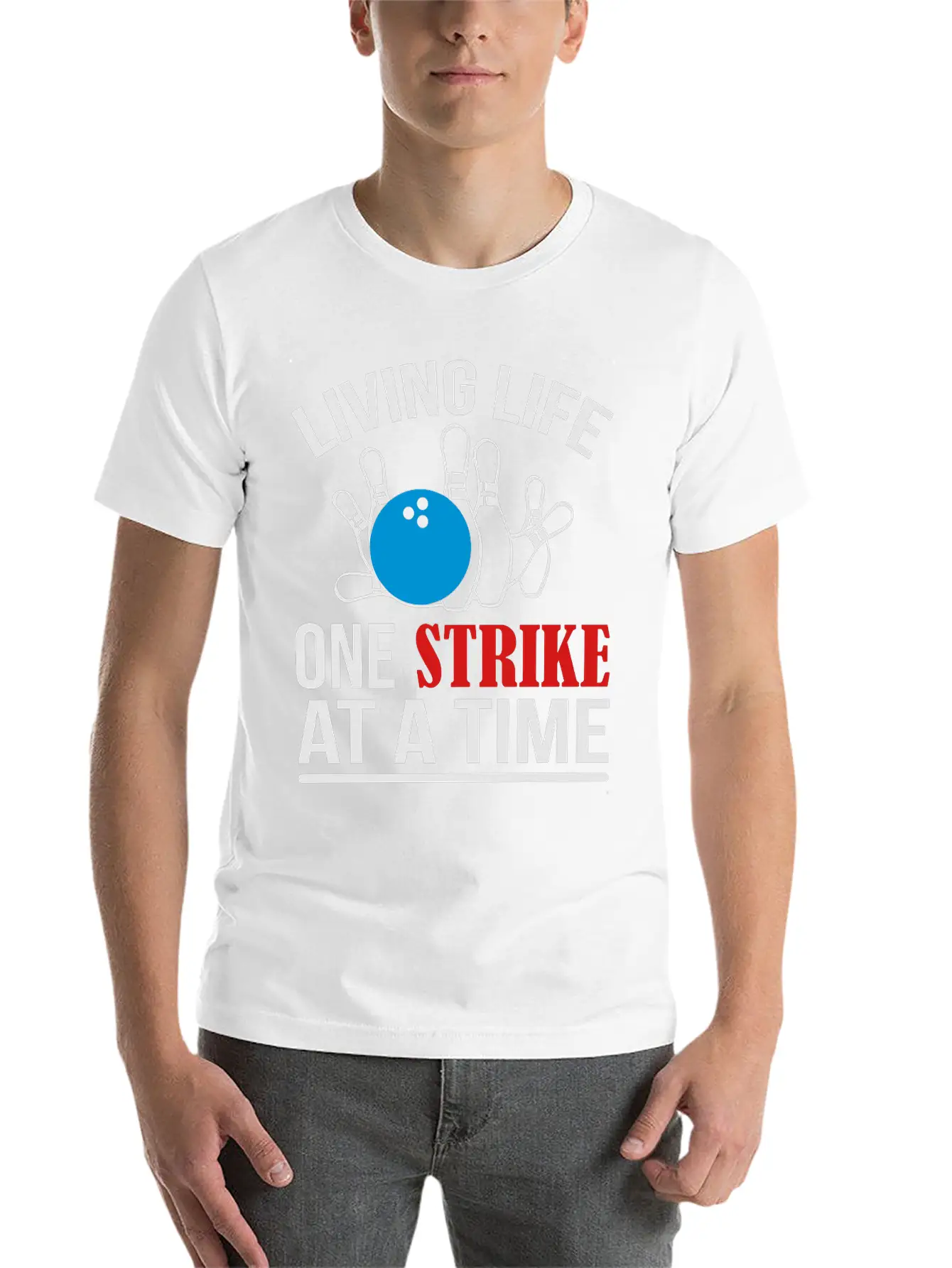 One Strike Bowling Essential Cotton Tee For Daily Outfits – Unisex Style
