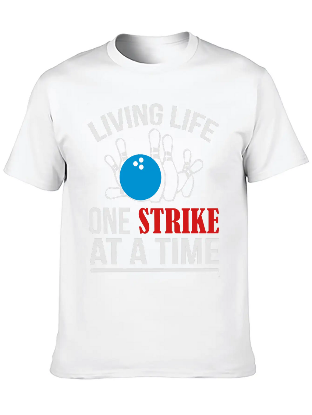 One Strike Bowling Essential Cotton Tee For Daily Outfits – Unisex Style