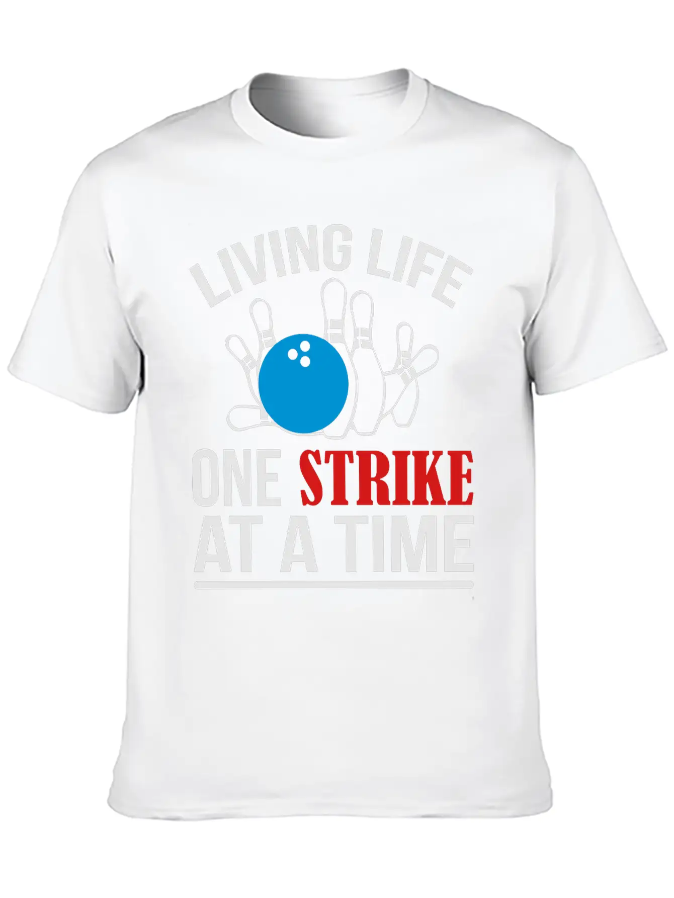 One Strike Bowling Essential Cotton Tee For Daily Outfits – Unisex Style