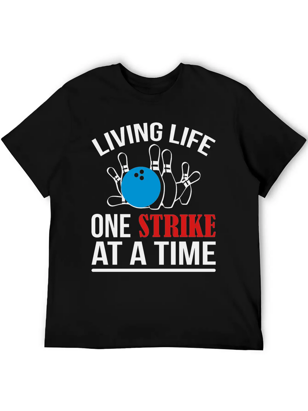 One Strike Bowling Essential Cotton Tee For Daily Outfits – Unisex Style