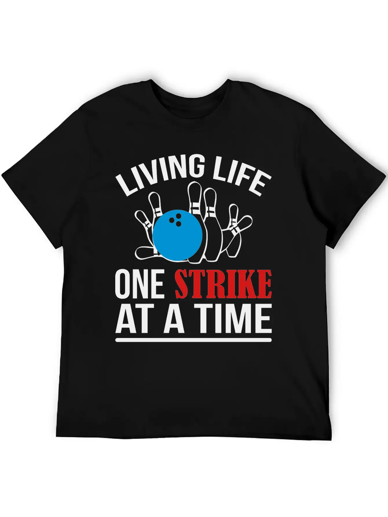 One Strike Bowling Essential Cotton Tee For Daily Outfits – Unisex Style