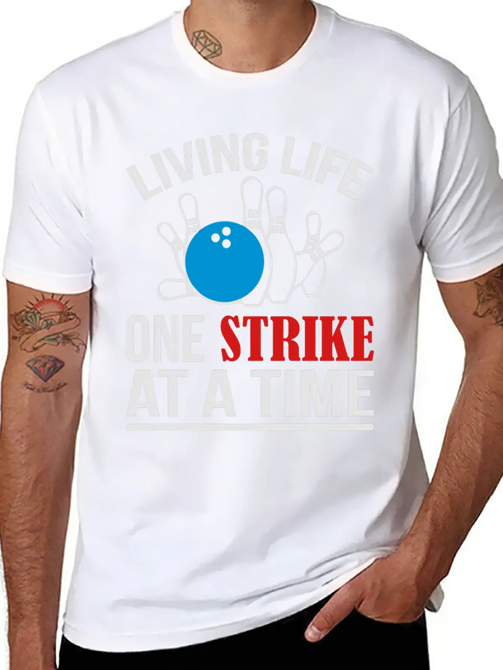 One Strike Bowling Essential Cotton Tee For Daily Outfits – Unisex Style