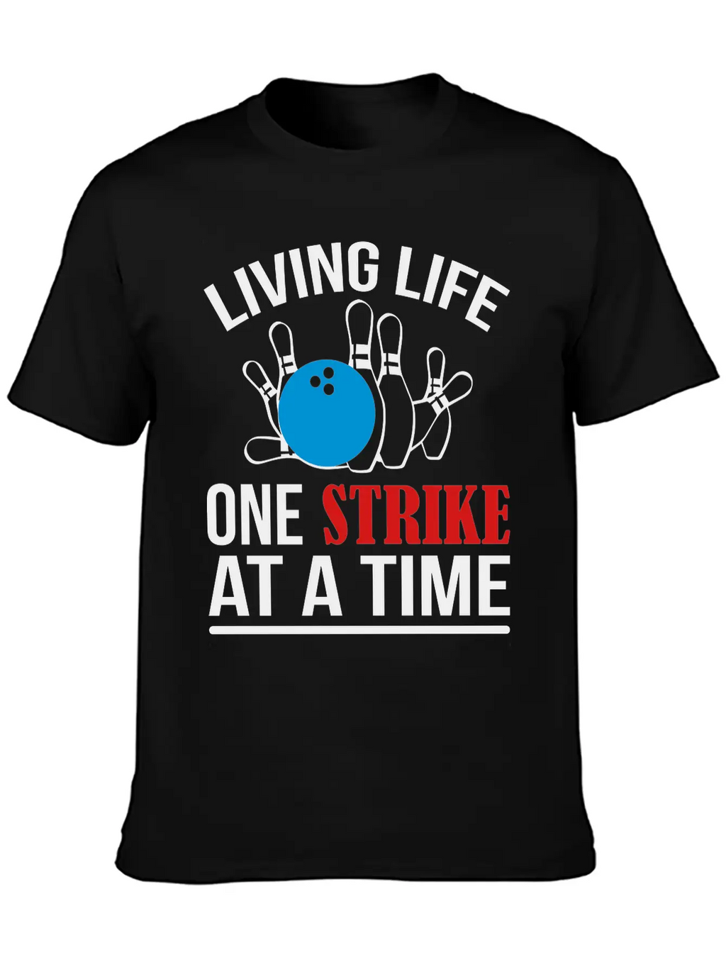 One Strike Bowling Essential Cotton Tee For Daily Outfits – Unisex Style