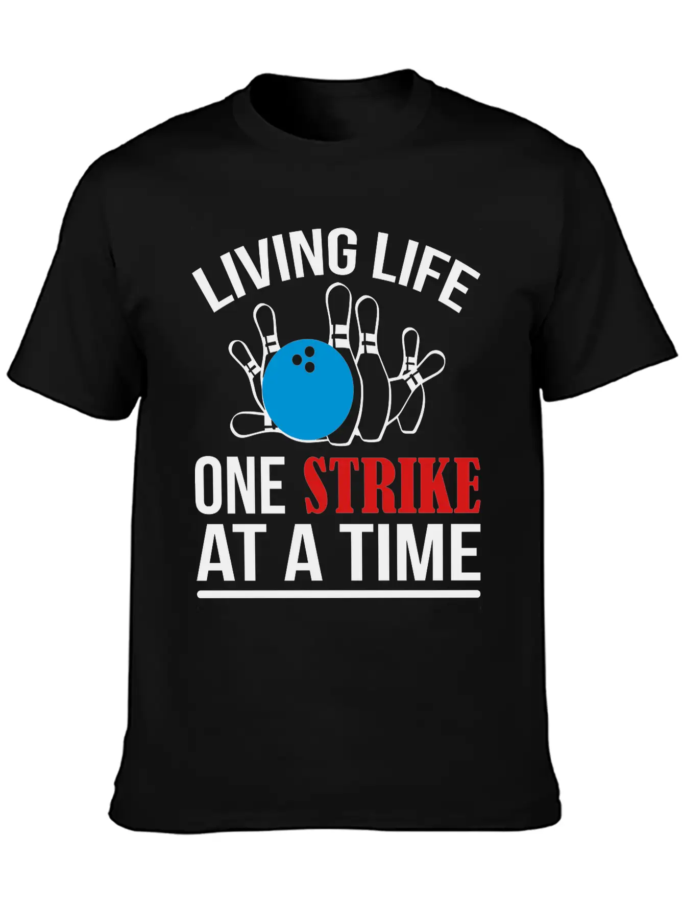 One Strike Bowling Essential Cotton Tee For Daily Outfits – Unisex Style