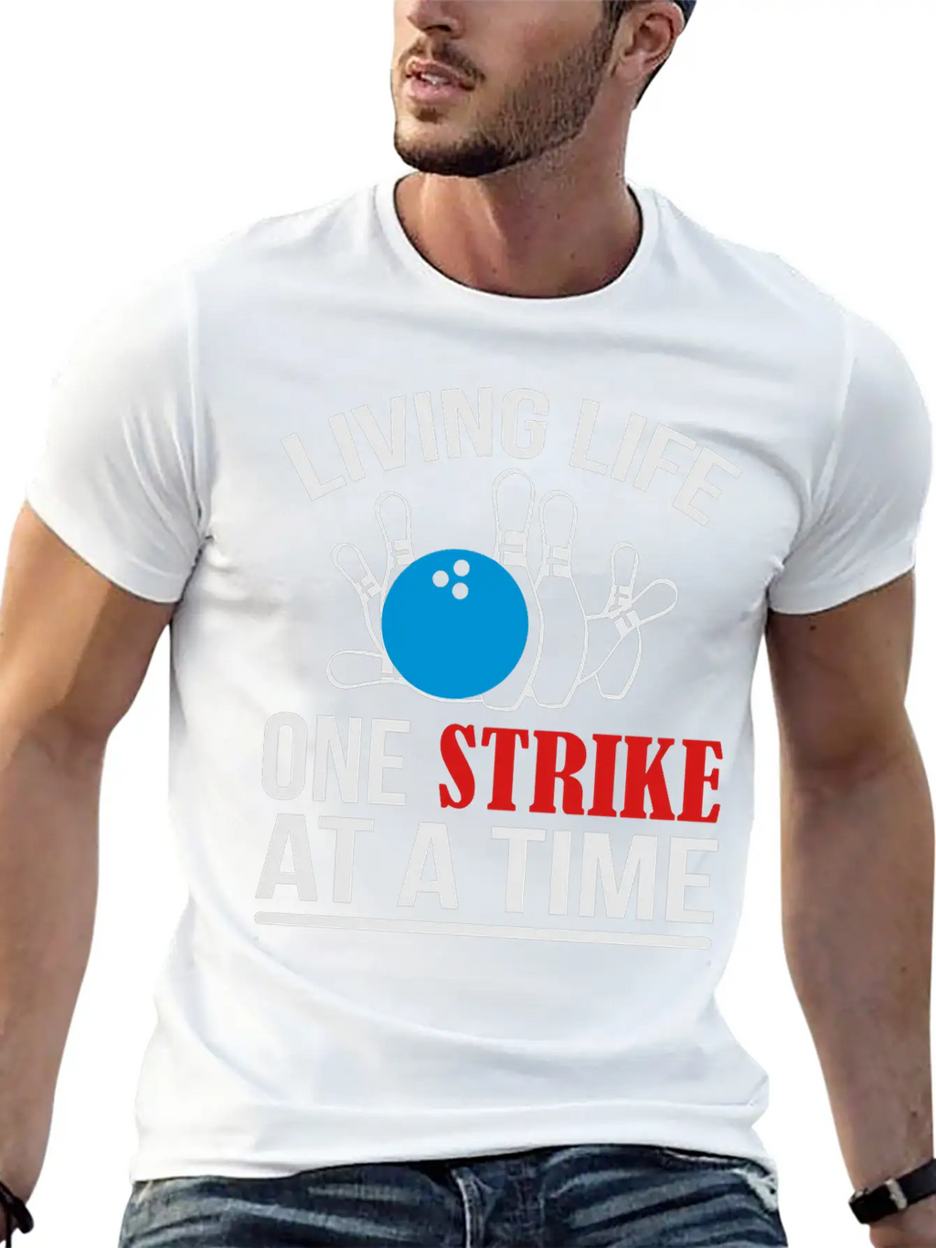 One Strike Bowling Essential Cotton Tee For Daily Outfits – Unisex Style