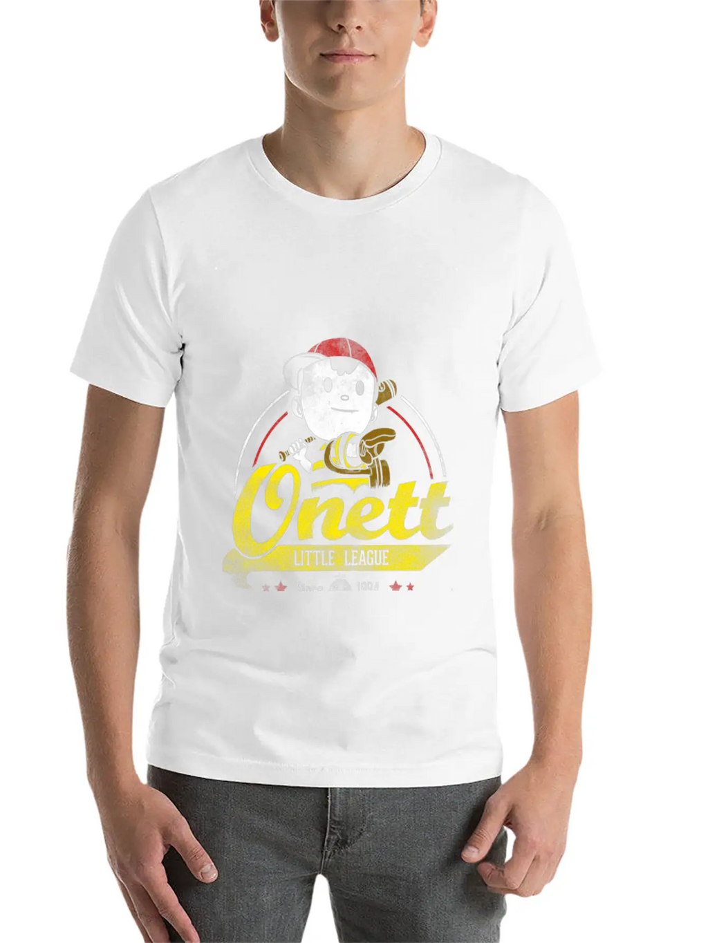 Onett Little League T Shirt Unisex Casual T-Shirt – Clean Design For Daily Comfort