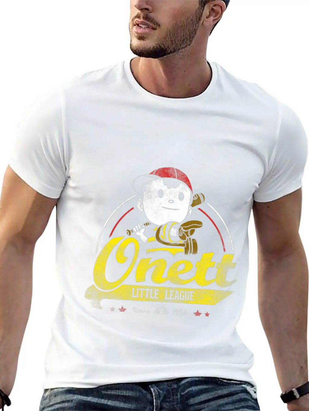 Onett Little League T Shirt Unisex Casual T-Shirt – Clean Design For Daily Comfort